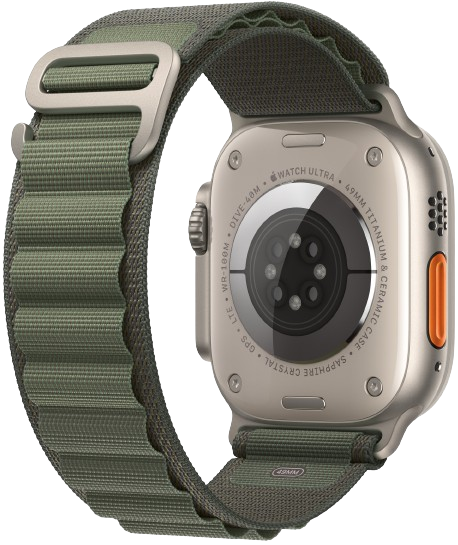 Apple Watch ULTRA 49mm LTE Titanium Case with Green Alpine Loop (вживані , ідеальний стан) А